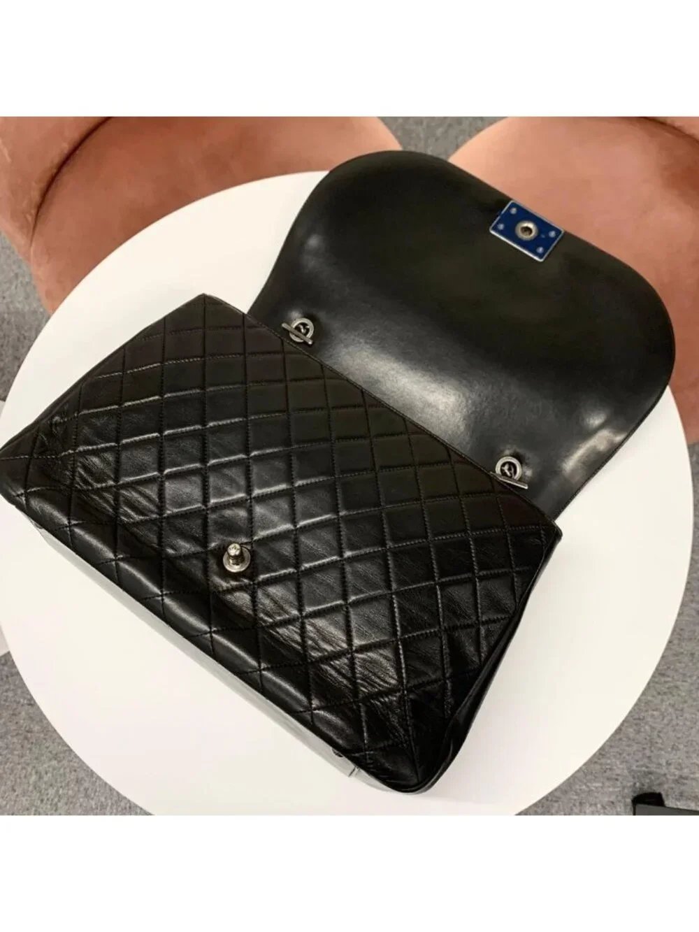 Chanel Quilted Cocomark Boy Chain Shoulder Bag